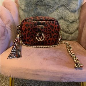Gently used  red and black Valentino Bag